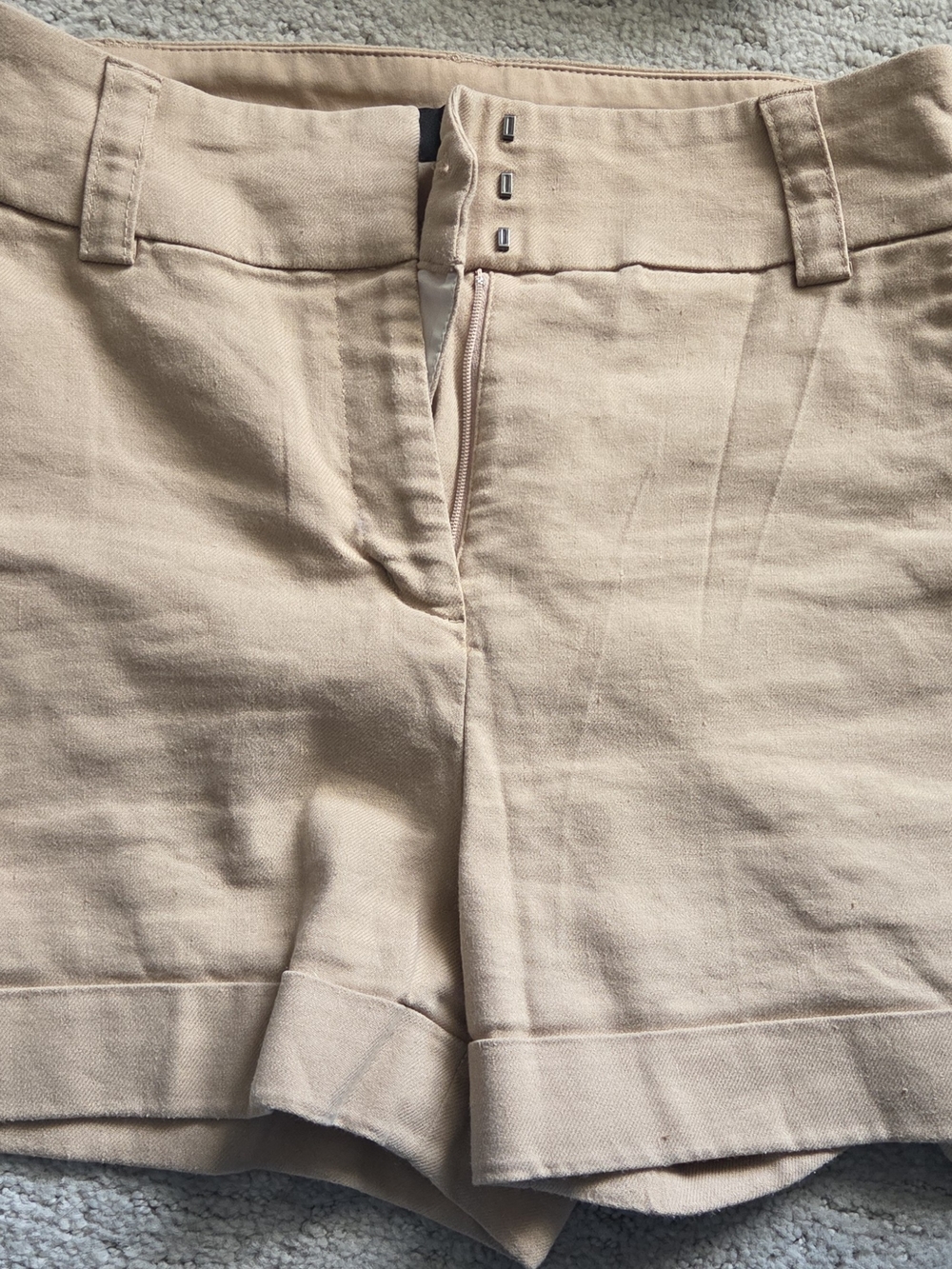 Express Beige High-Rise Women's Shorts